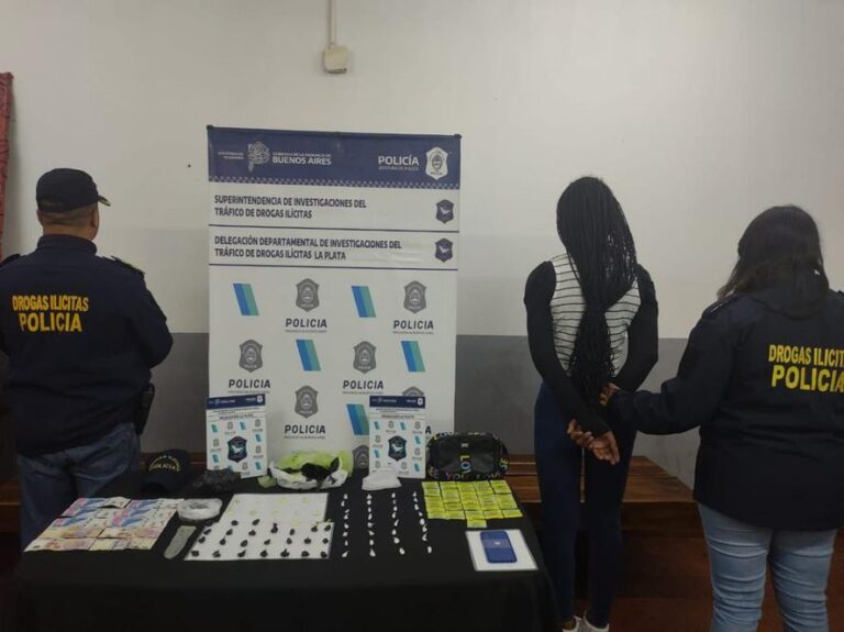 Zona roja de La Plata: cayó una vendedora de drogas