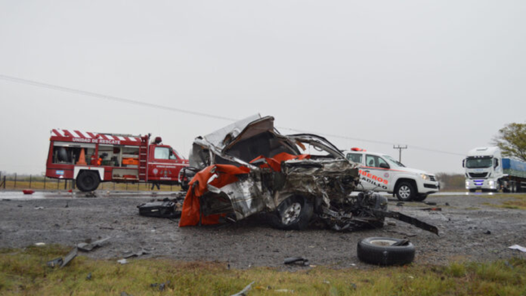 Saladillo: choque frontal y dos muertes en la Ruta 51