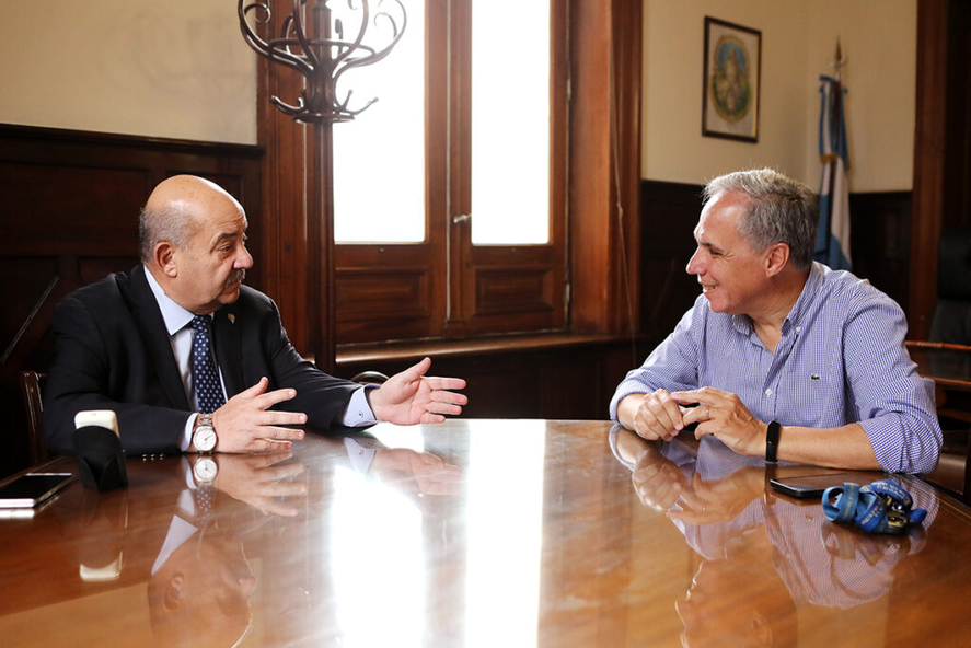 Tren Universitario: Tauber se reunió con Arteaga.
