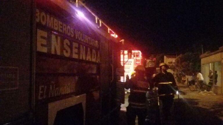 Un hombre murió calcinado al quedar atrapado en un incendio en Ensenada