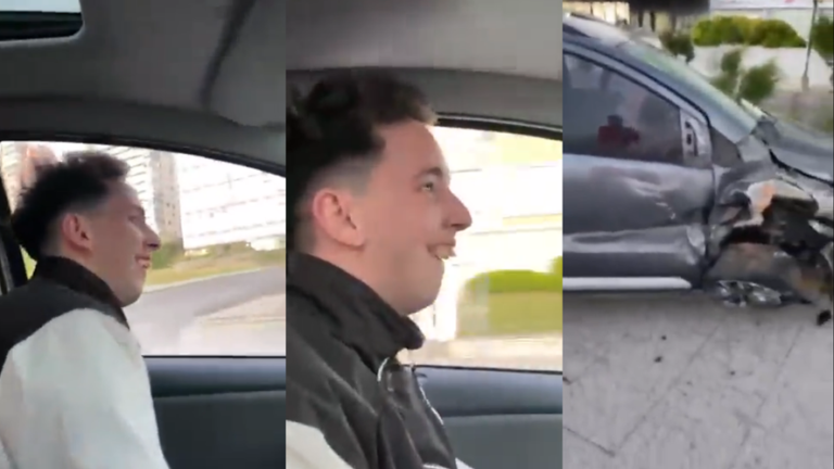 Mar del Plata: manejaban borrachos al grito de “si nos matamos, nos matamos” y grabaron su propio choque