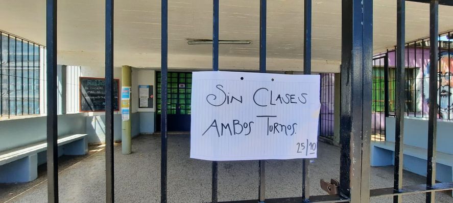 Por el incendio se suspendieron las clases hoy