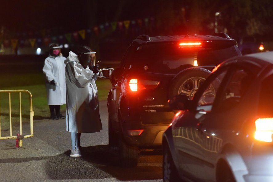 Hay un estricto protocolo sanitario en el autocine de La Plata