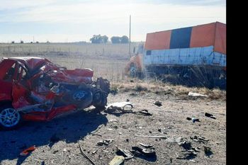 Accidente en la ruta 226. (El Popular de Olavarría/Carlos Ramírez)