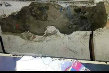 De terror: escuelas de Tolosa sin calefacción, con baños químicos y venidos abajo
