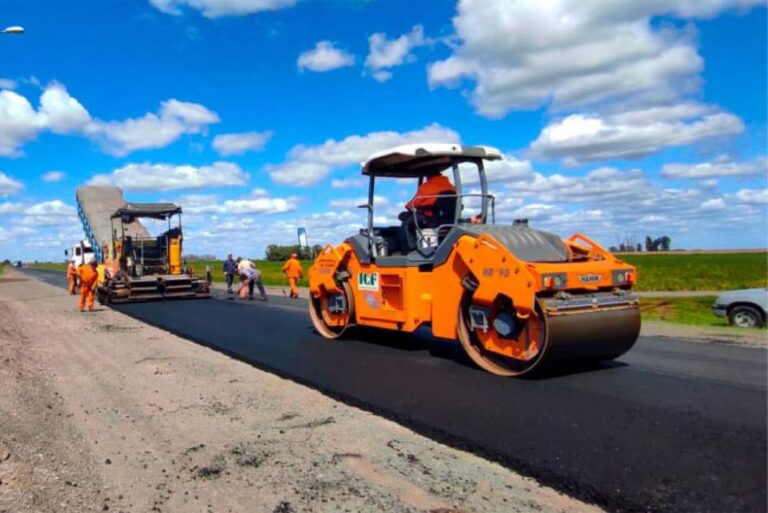 Chivilcoy: continúa la repavimentación de la Ruta 30