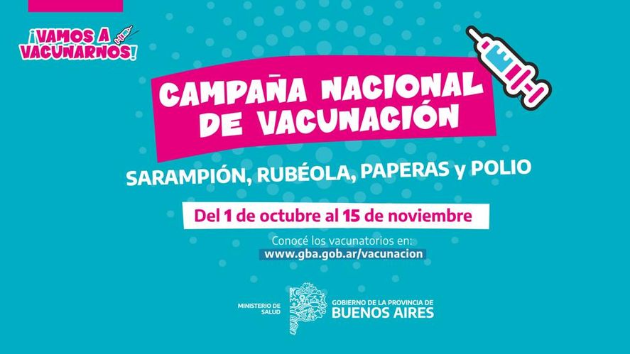 La campaña de vacunación comenzará el 1° de octubre