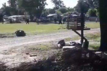 tension en villa elisa: intentaron linchar a los acusados de abusar ?en manada? a una nena de 15 anos