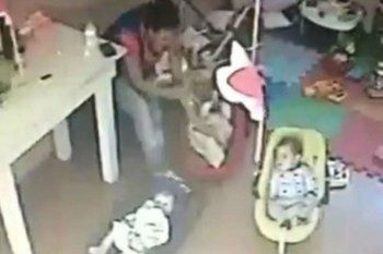 la justicia platense ordeno la detencion de la docente que maltrato a una beba de 4 meses