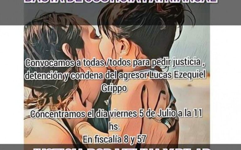 La Plata: reclamo para que detengan a un hombre que atacó a puñaladas a la ex pareja en la vía pública