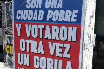 un gremio lanzo afiches que acusan de ?gorila? al intendente electo de mar del plata y estallo la polemica