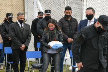 homenajearon al penitenciario que fue asesinado por un preso en una carcel