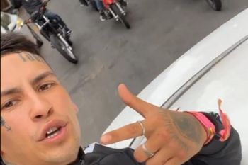 denuncian a l-gante por promover una peligrosa caravana de motos