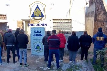 Los detenidos por el procedimiento de juego clandestino en Chacabuco
