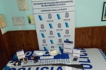 Cocaína, marihuana y una escopeta, algunos de los elementos secuestrados