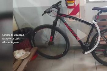 La bicicleta robada fue recuperada en la estación de tren de La Lucila