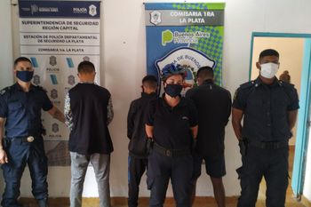 Tres menores de edad demorados en La Plata