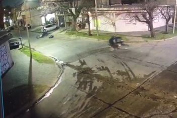 El hecho fue anoche en la calle Berutti al 1200 de Merlo