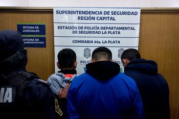 Tres de los siete detenidos por el raid delictivo en La Plata