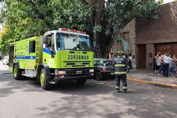 El principio de incendio fue en el Jardín Maternal de 11 y 58