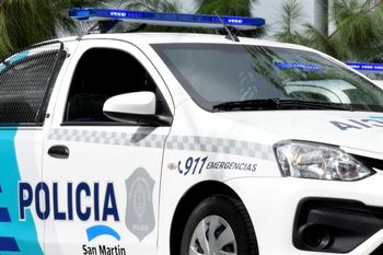 san martin: mira como asaltaron una empresa logistica tres motochorros