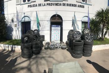 Los elementos incautados en Avellaneda