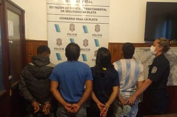 Los detenidos tienen dos 18 años, uno 20 y otro 35