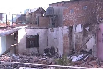 Al explotar la garrafa y generar el incendio quedaron heridos 5 niños y un hombre
