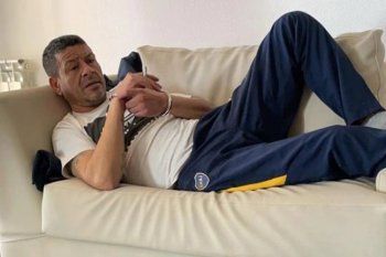 Javier Pacheco, alias El Rengo, luego de ser detenido