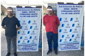 san justo: cayeron dos policias de la ciudad en un intento de robo