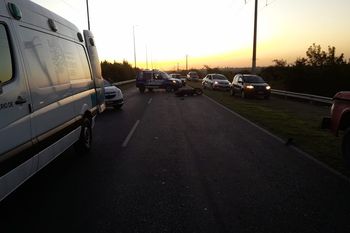 El accidente sucedió en la Avenida Presidente Perón (ex 66) y 143 de Berisso
