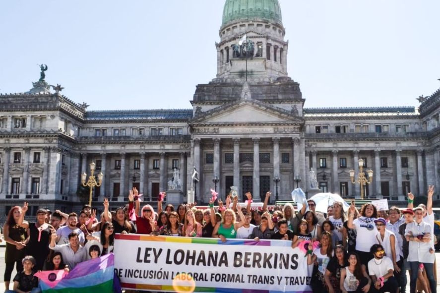 Fue la primera travesti en trabajar en la Legislatura