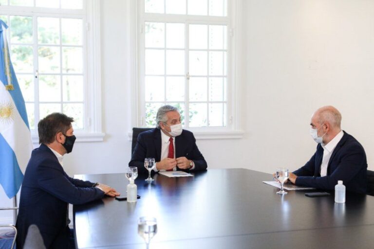 Coronavirus: Nueva cumbre entre Alberto, Kicillof y Larreta