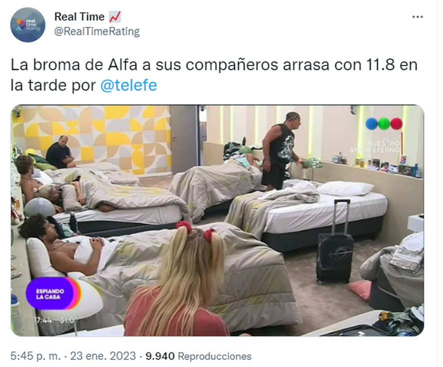 El supuesto abandono de Alfa de Gran Hermano, arrasó con el rating