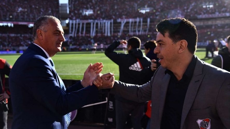 Una con Alfaro: Gallardo y su River marcan una época en el fútbol argentino.