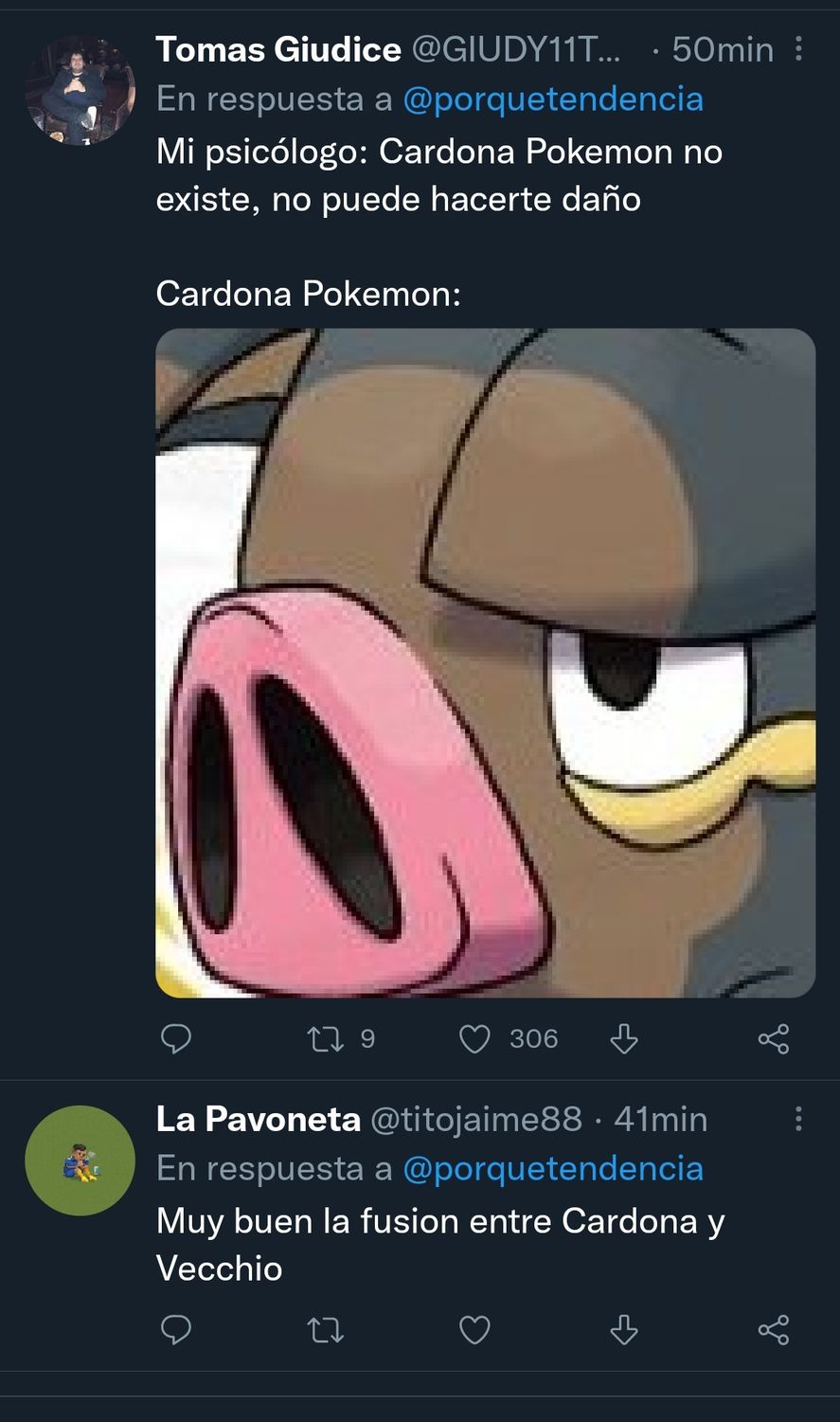 Algunas respuestas en Twitter al anuncio de nuevos personajes Pokémon, uno de ellos llamado 