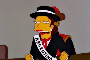 Todas las referencias a Argentina en Los Simpson en un solo tweet