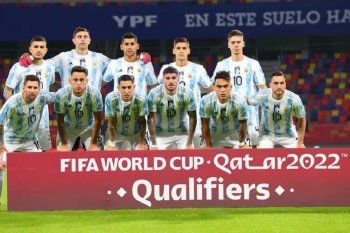 Equipo de Argentina que se midió ante Colombia en las Eliminatorias Sudamericanas