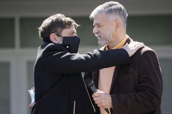 “Chinchu” Gasparini  recibió en Roque Pérez la visita del gobernador Axel Kicillof