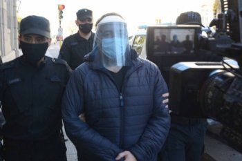 Nicolás Pérez, uno de los policías imputados por la extorsión en Bahía Blanca