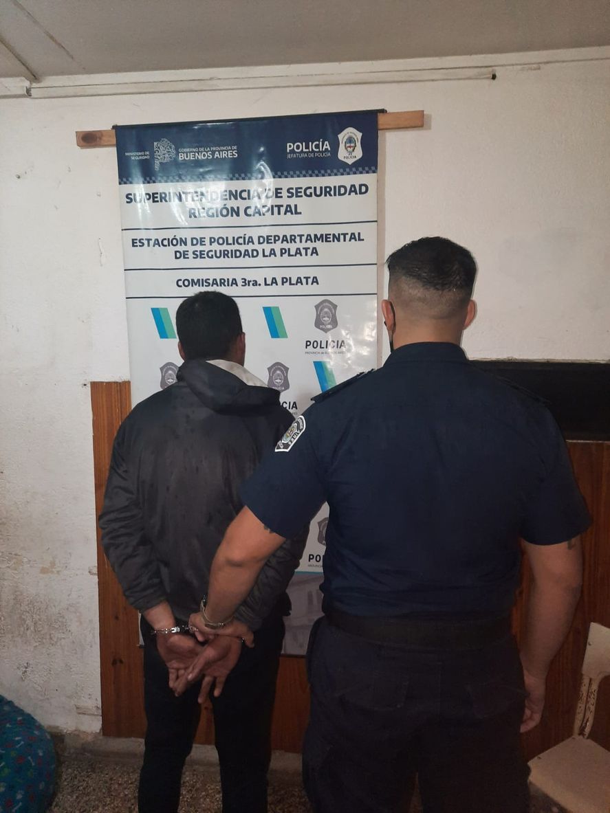 Uno de los detenidos por la entradera en La Plata