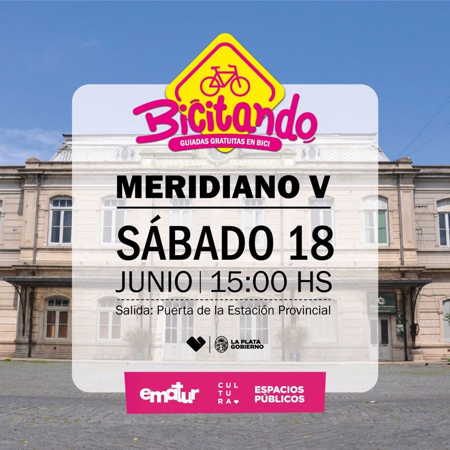 Bicitando La Plata es un programa de cicloturismo y forma parte de la agenda del fin de semana largo en la Ciudad de La Plata.