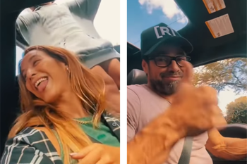 La Dirección de Seguridad Vial cuestionó un video de Luciano Castro y Flor Vigna