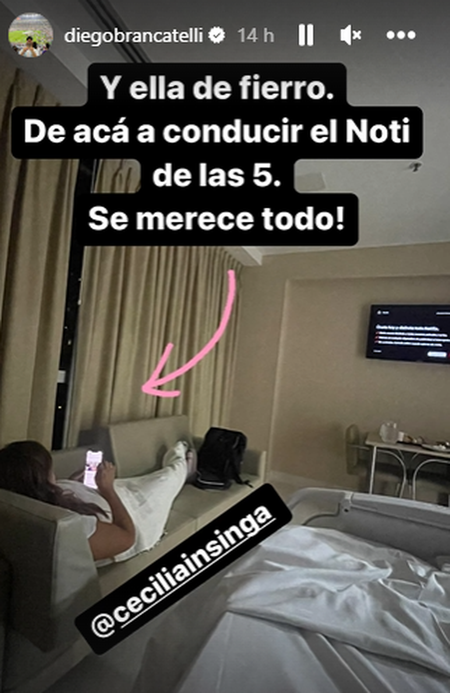 Diego Brancatelli internado de urgencia