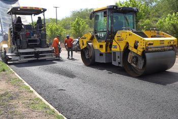 Las obras del Camino Centenario del lado de Berazategui