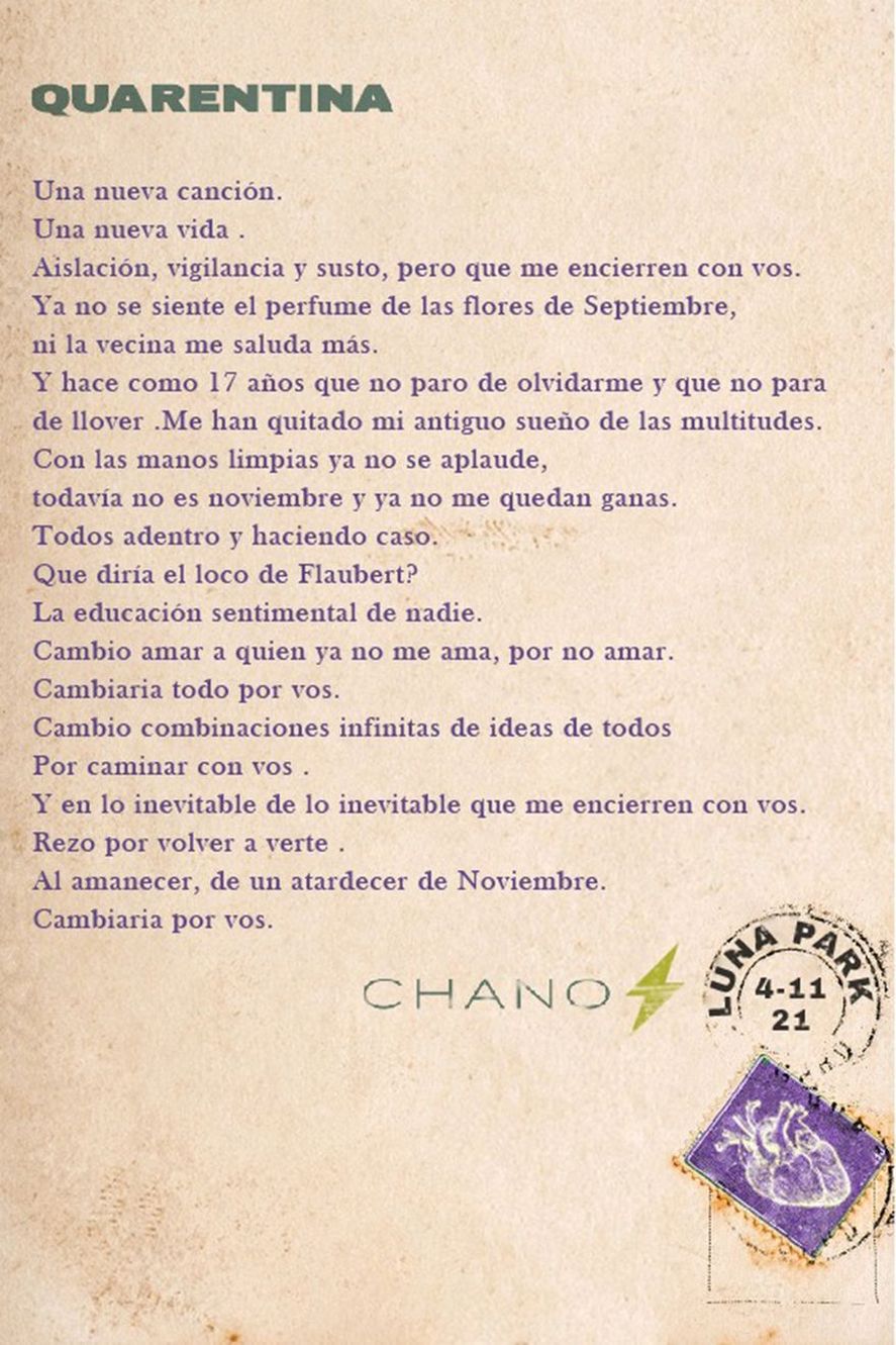 La nueva canción de Chano ya puede escucharse en todas las plataformas