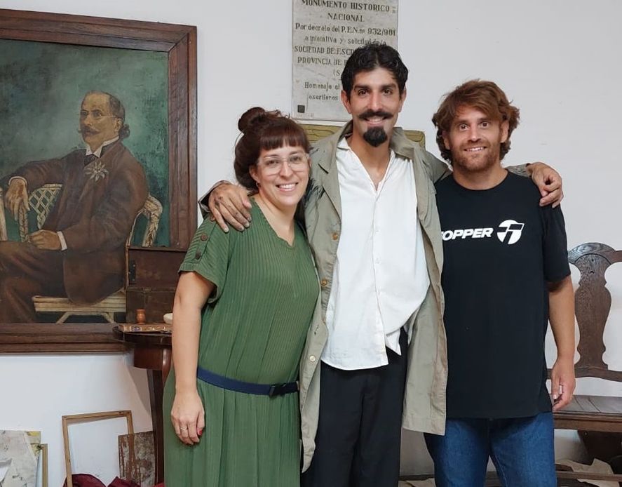 Equipo de trabajo: Magalí Armas, Leandro Verón y Gerardo Ventrice