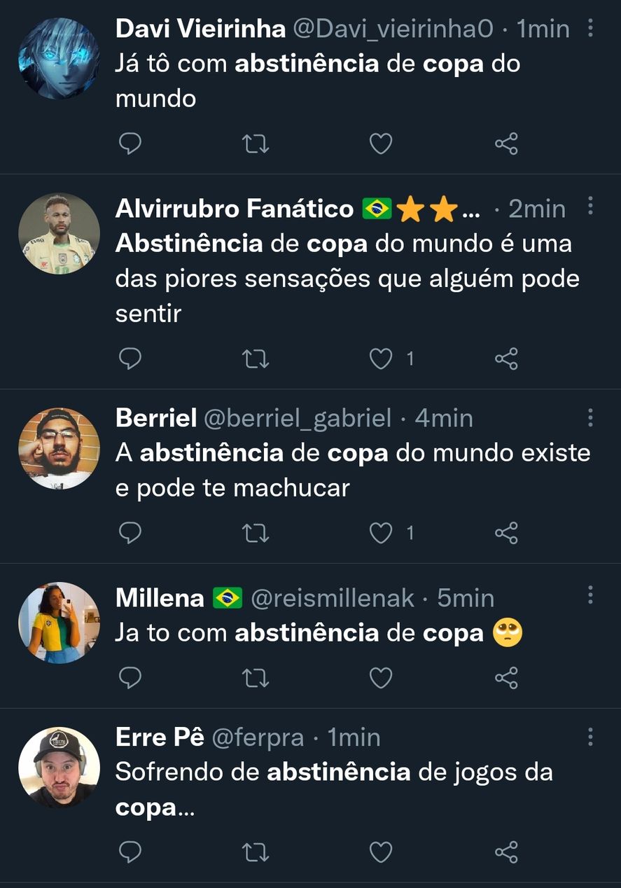Comenzó el síndrome de abstinencia de la Copa del Mundo 