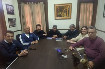 Walter Correa visitó a los municipales y llamará al Consejo del Empleo