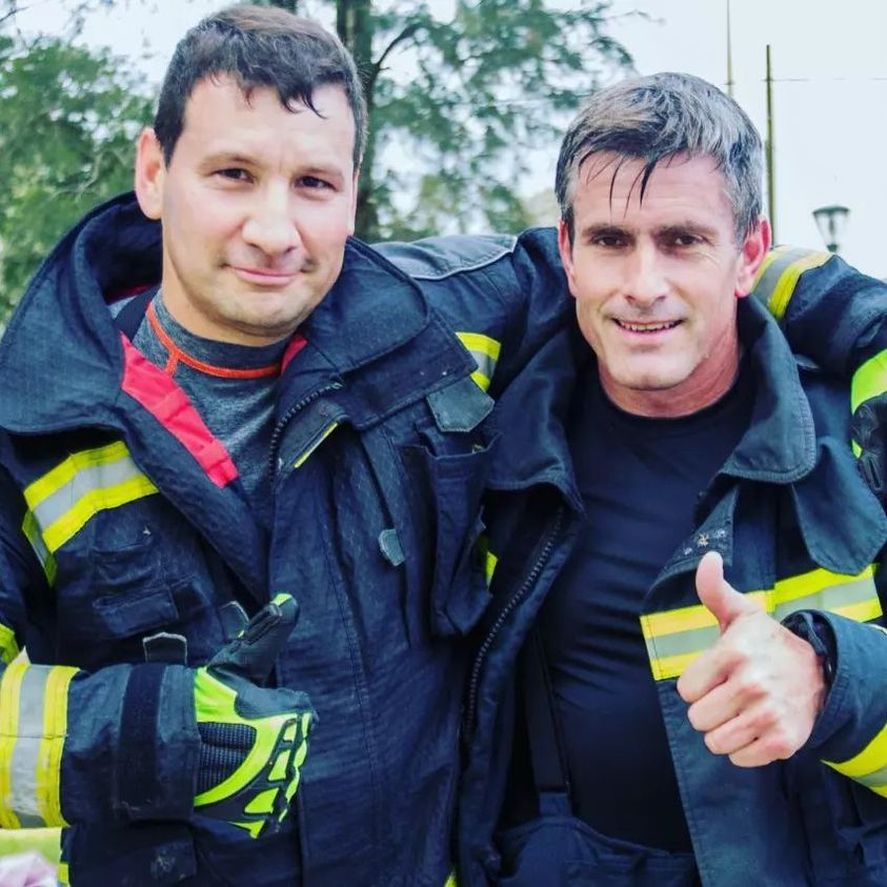 David Cassani y Hernán Fourcade son los primeros argentinos en alcanzar el podio en el Mundial de Bomberos David Cassani y Hernán Fourcade son los primeros argentinos en alcanzar el podio en el Mundial de Bomberos